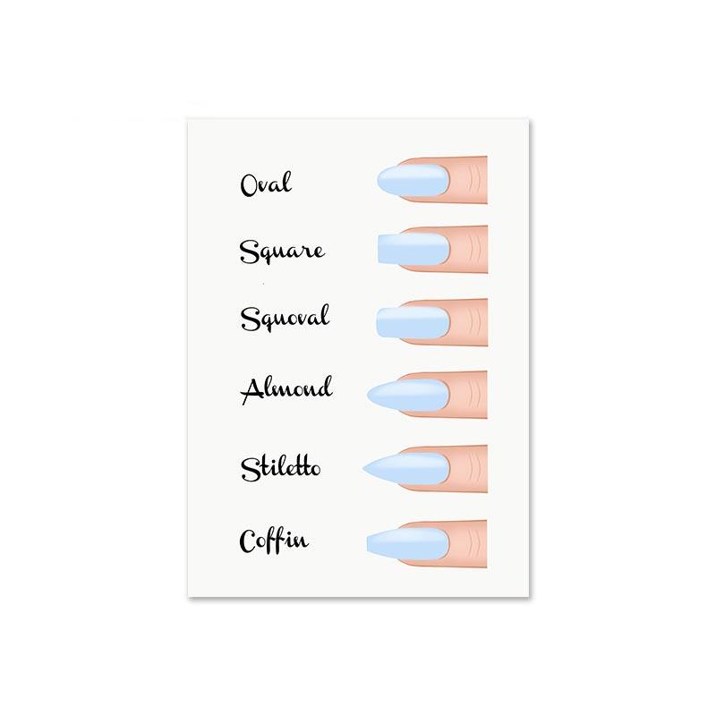 Модные формы ногтей, картины на холсте, постеры и принты для маникюрного салона, настенное искусство, картина для салона красоты, украшение комнаты для девочек