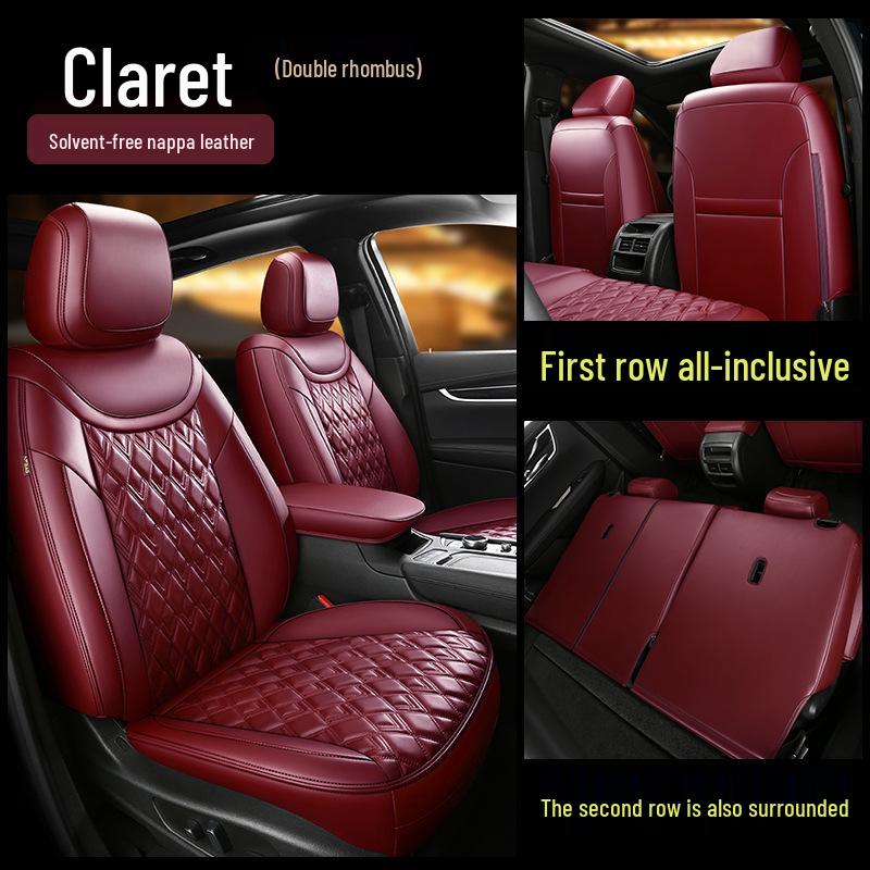 2024 T-Roc Чехол на сиденье из кожи наппа - Полный охват, Всесезонная подушка