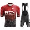 Летняя спортивная одежда для горного велосипеда Rcn Team Cycling Jersey Set Breathable Short Sleeve Bicycle Clothing Suit Ropa Maillot Ciclismo