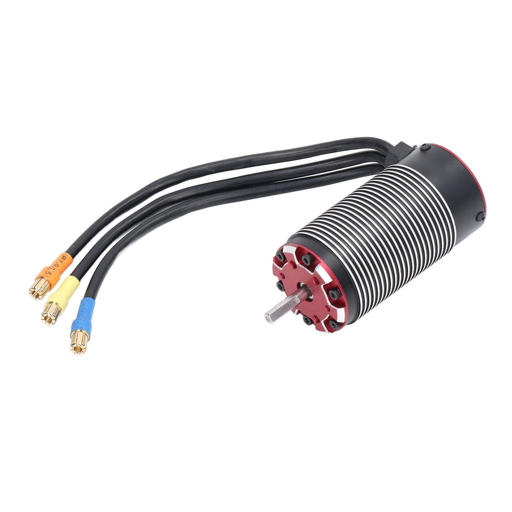 4282 2150KV V2 RC Бессенсорный Бесколлекторный Двигатель 4 Полюса Ротор Встроенный Температурный Порт для 18 RC Автомобиля