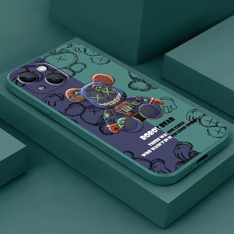 Анимационный модный мягкий милый телефон для Iphone 7 13 11 Plus 8 X XS Mini 6 6s Max Pro 14 12 XR Силиконовый прямой силиконовый мягкий чехол из ТПУ