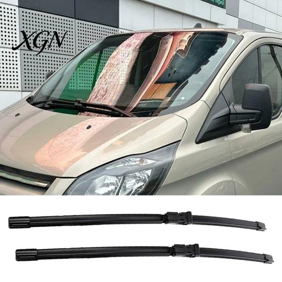 High Elastic Natural Rubber Wipers 2 Pcs 30"+28" Front Wiper Blades for Ford Heavy Duty Blade Set Tourneo Transit Custom 2012-2017, Windshield