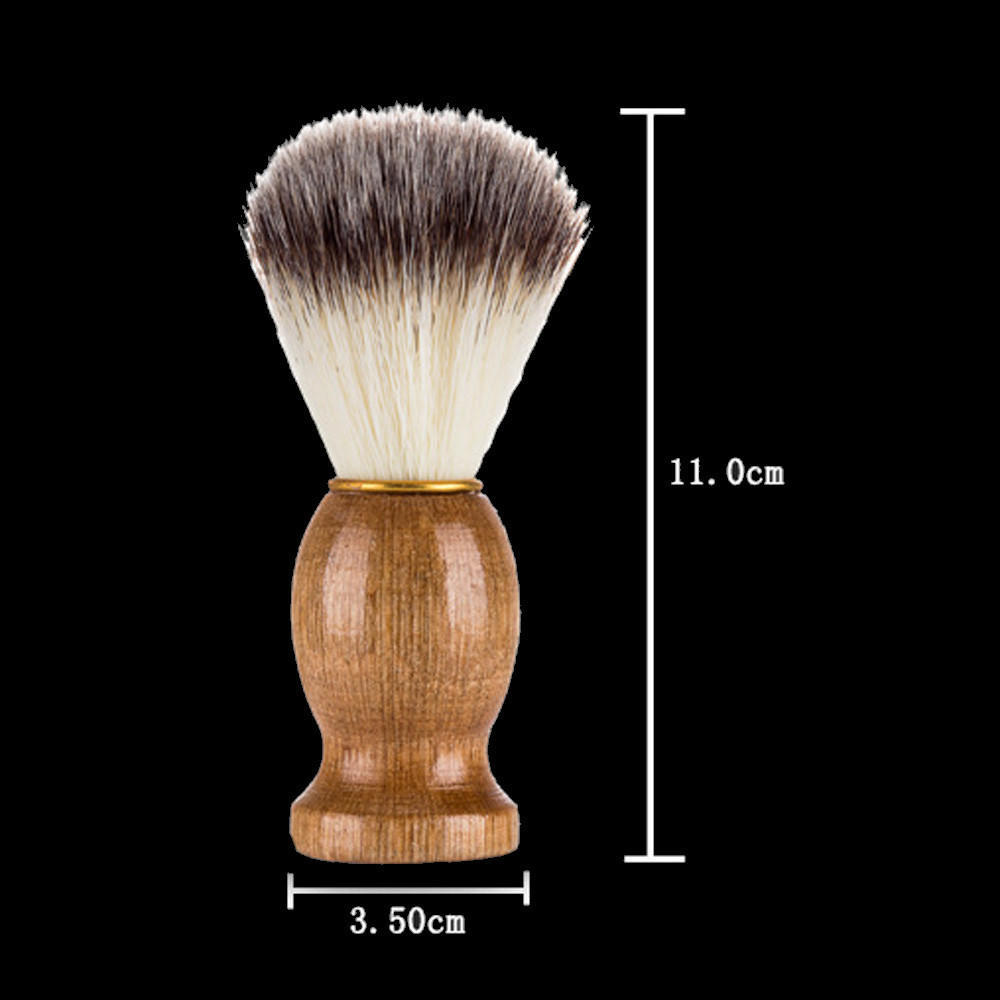 Мужская кисть для бритья Bear Brush Best Badger Hair Shave Wood Razor Barber Tool