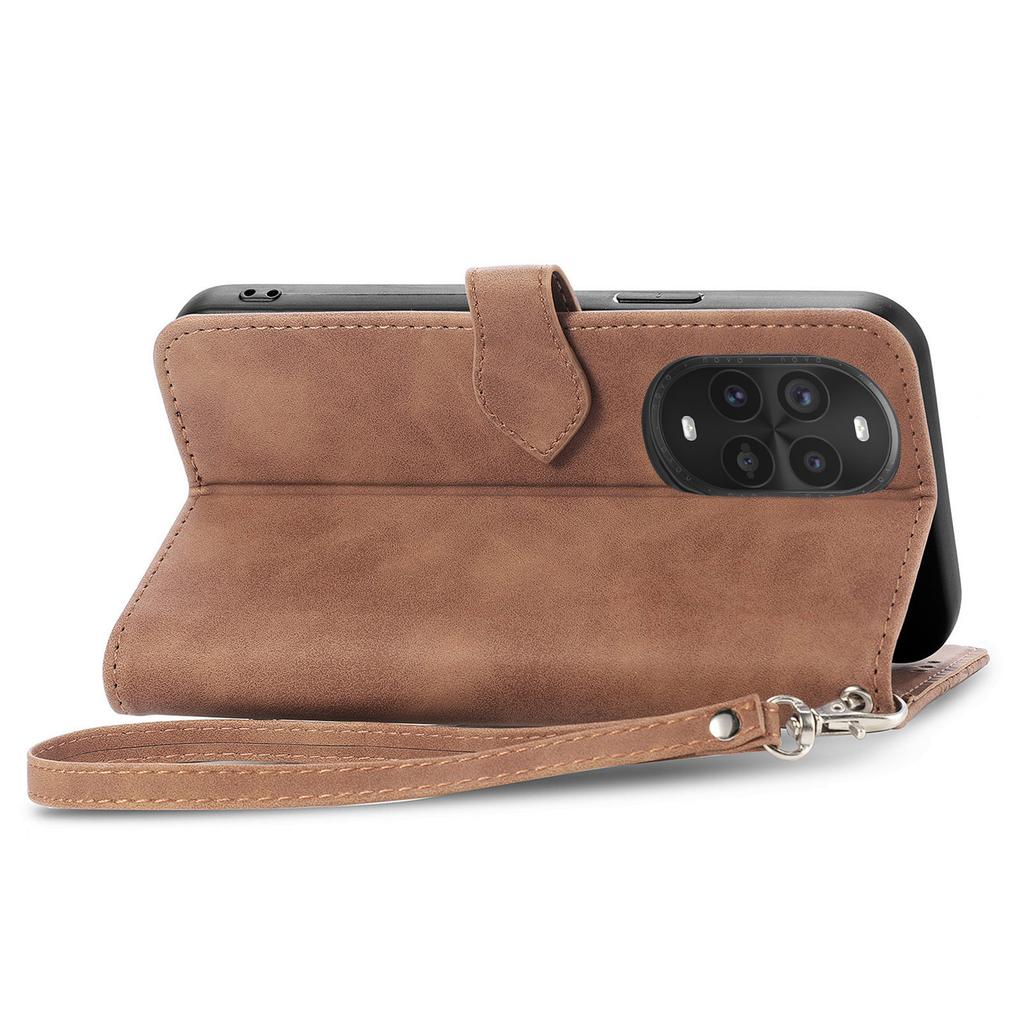 Чехол-кошелек на молнии для Huawei nova 13 Pro 5G с ремешком, с цветочным тиснением, из ПУ кожи, чехол для телефона