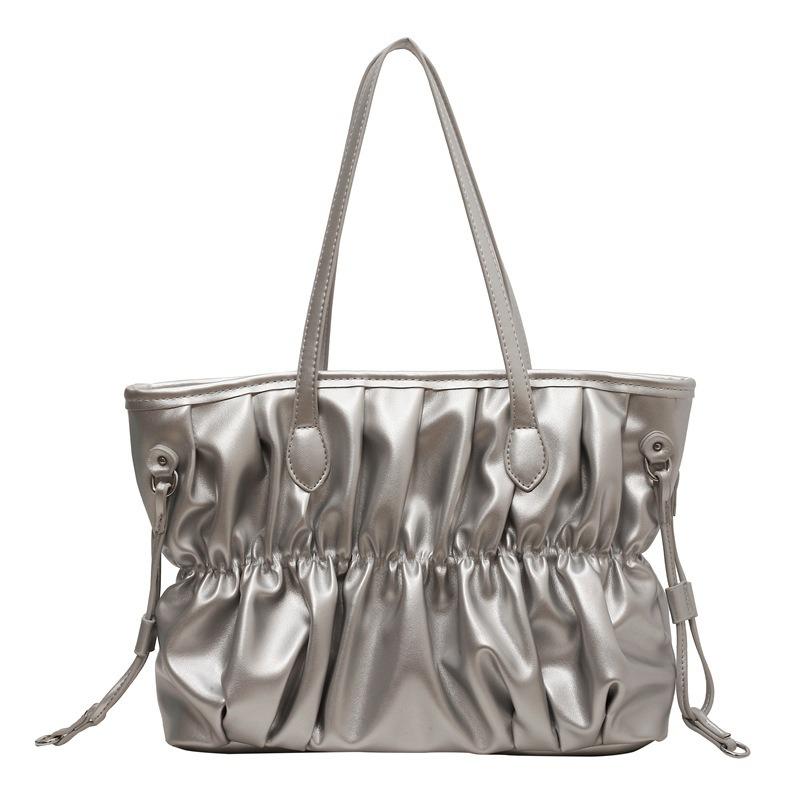 Горизонтальная сумка-облако, плиссированная большая сумка, осенне-зимняя новая сумка на плечо под мышками, модная женская сумка