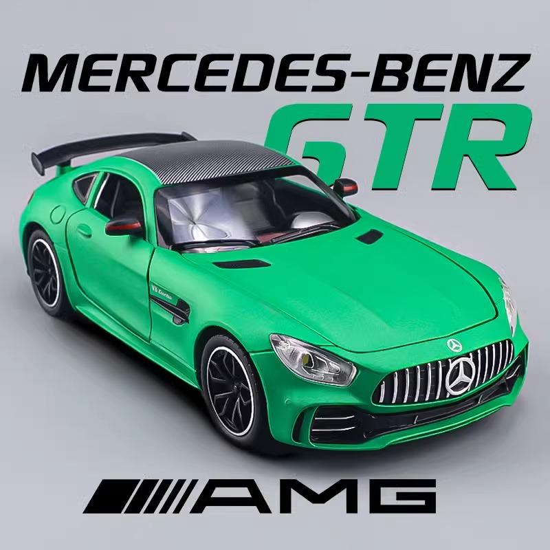 1/24 Scale Simulation Mercedes Benz GT AMG Alloy Sports Car Diecast Model Decorative Trendy Ornaments for Friend Gift Collection