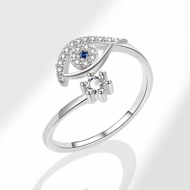 Женское персонализированное кольцо на палец с цирконием, кольца для женщин, обручальное кольцо из медного сплава золотого цвета, модные украшения на удачу, подарок, регулируемые женские кольца