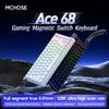 MCHOSE ACE60 Pro ACE68 Игровая проводная механическая клавиатура Магнитный переключатель Сменные игровые клавиатуры Аксессуар для ПК-геймера