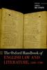 Книга The Oxford Handbook of English Law and Literature, 1500-1700
