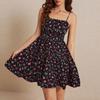 Women Dresses 2025 Summer Sleeveless Strap Print Women Dress J903
