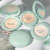 Long Diary Mint Soft Mist Powder Foundation: Sheer, Brightening, Portable Touch-Up Powder.