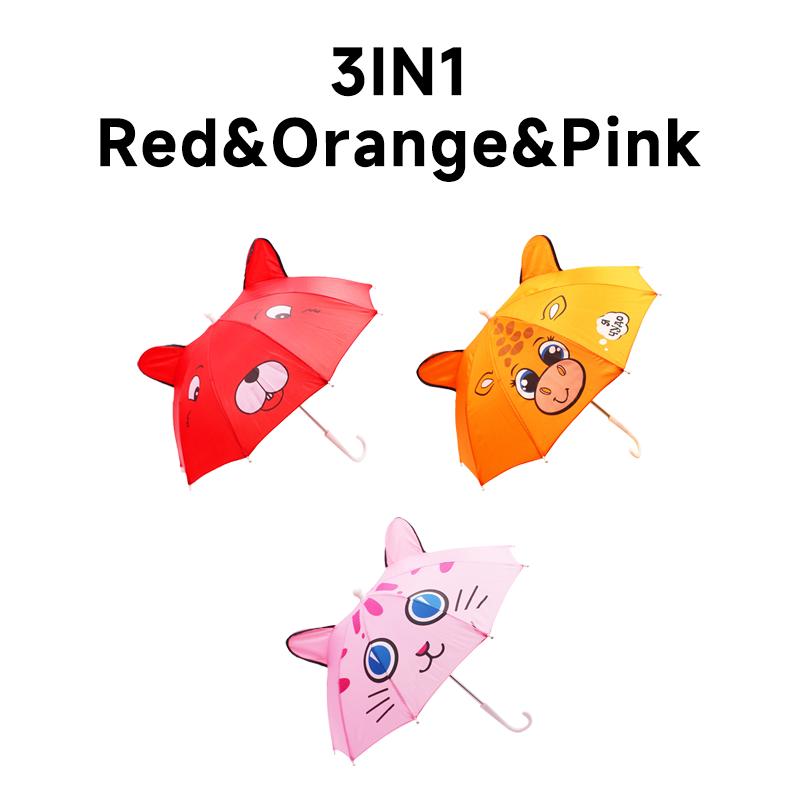 1-2 Years  Baby Umbrella Cute Children Toy Umbrella Men and Women Baby Ears Umbrella Props Mini Dance Toy Umbrella Kids Umbrella