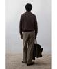 YOUTH Washed Wide Chino Pants - Moss