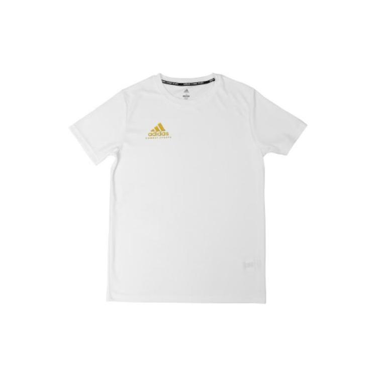 adidas Мужская футболка Sportlife Белая С Золотым Логотипом adiCSTS06P-WG