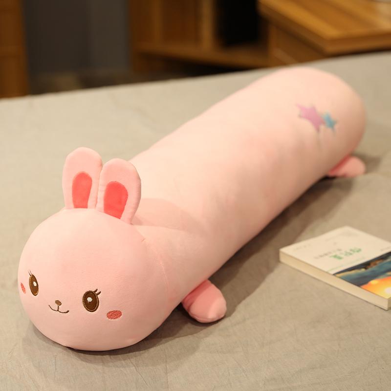 Круглая наволочка Мягкая ткань Длинная наволочка Милый шейный валик Подголовник Новая колонка Длинная декоративная подушка Домашний декор