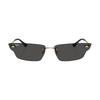 RAYBAN Temple Logo Metal Irregular Geometry Sunglasses Unisex Couple Style Multicolor 0RB3731