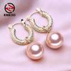 Серьги-клипсы для женщин, модные жемчужные серьги, ювелирные изделия для свадьбы, невесты, вечерние серьги, подарки