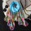 Fashion Printed Leopard Chiffon Hijab Scarf Women Pareo Lady Bandanas Beach Towels Summer Muslim Veil Wrap Female Foulard