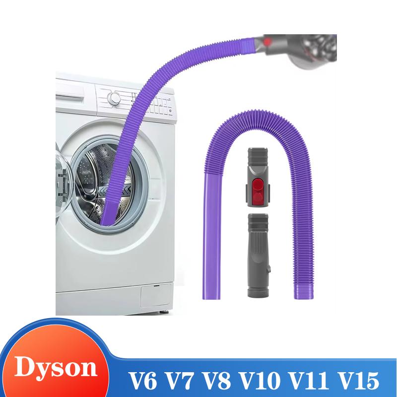 Dryer Vent Cleaner Hose For Dyson V6 V7 V8 V10 V11 V15 Vacuum Cleaner Accessories Lint Remover Vacuum Hose Flexible Crevice Tool