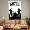 British Music Rock Band Tapestry Muses Album Cover Wall Hanging Home Decoration Dormitory Backdrop Concert Decor Friend Gift