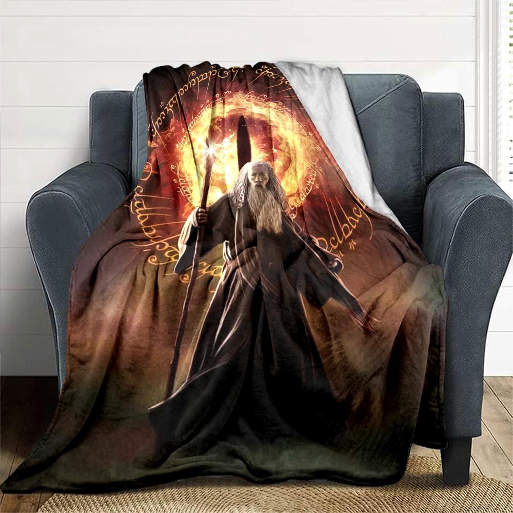 Lord Rings Blanket Comfortable Suitable for Livingroom Chair Bed for All Seasons Warmthful Decor Perfect Gift for Relatives and Friends