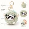Soft Sheep Keychain Doll Short Velvet Sheep Keychain New Bag Pendant  Backpack Accessories