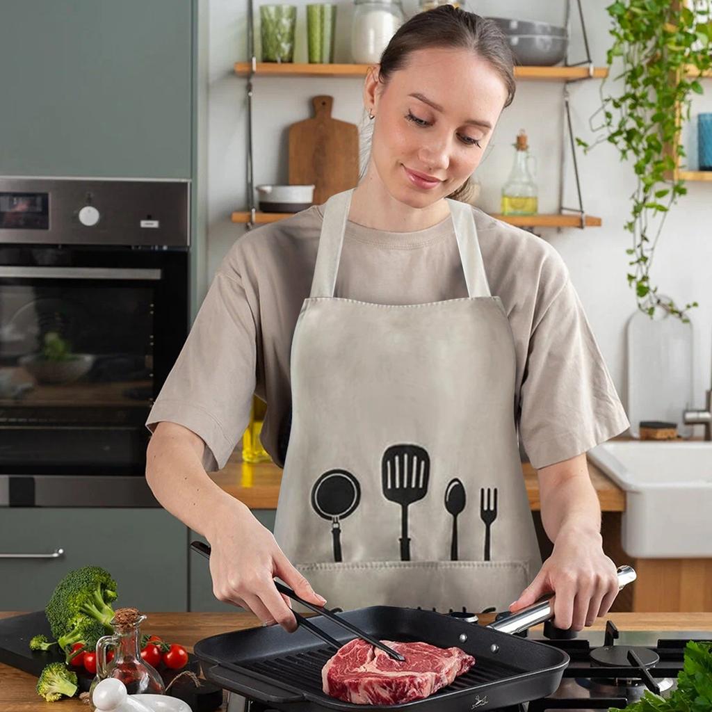 Модный, милый фартук, устойчивый к грязи, чехол для домашней кухни, мужские и женские стили