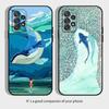 Чехол для телефона 'Плывущая китовая акула в океане' для Samsung S21, S22 Ultra, S20, S30 plus, S22 plus, S23, S30 ultra 5G Силиконовый чехол