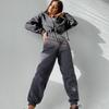 2026 Womens Hooded Jumpsuit Casual Streetwear Long Sleeve Knit Romper With Zipper Detail