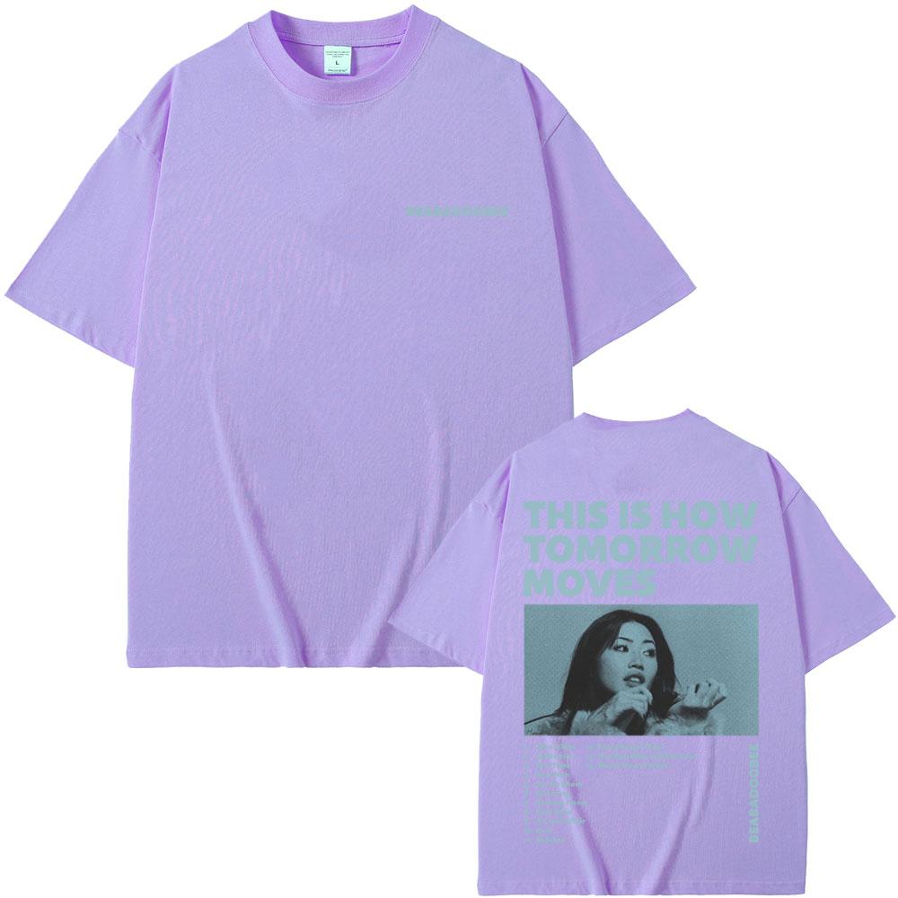 Beabadoobee Вот как движется завтра Обложка музыкального альбома Футболки Мужские Женские Модный тренд Футболка Мужская Повседневная Футболка оверсайз