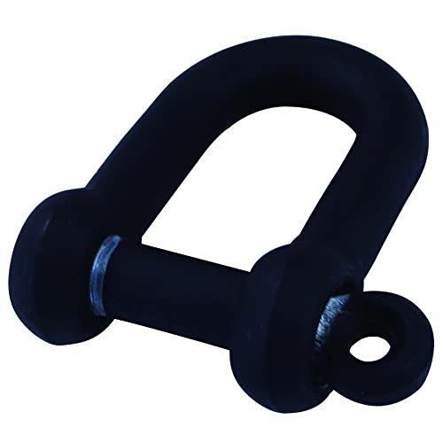 DAIDOHANT Unichrome Shackle 8mm, Iron D-Shackle, Load Capacity 230kgf (1 Piece) 10101840