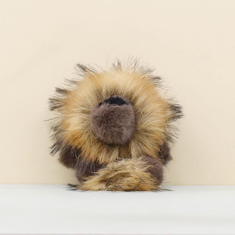 Lion Plush Stuffed Animal Pp Cotton Soft Charm Toy For Kids School Decor Bag