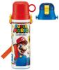 Skater Stainless Steel Water 580ml or 570ml Super Mario 23 and Insulated and Cold Water Cute Sports Bottle for Boys and Kids' Bottle, 2-Way Design,