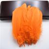 100pcs /Lot Colorful Hard Stick Natural Goose Feathers For Needlework Crafts Feather Handicraft Decor Wedding Accessories Plumes