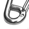 304 Stainless Steel Spring Snap Link Hook Clip Carabiner Keychain Keyring For Camping, Fishing,