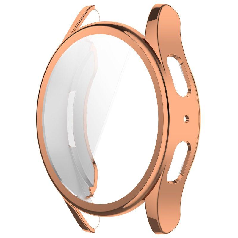 Чехол с покрытием для Samsung Galaxy Watch 7 40 мм 44 мм, ремешок для часов Samrt, полный бампер, защитный чехол из ТПУ, защитный экран