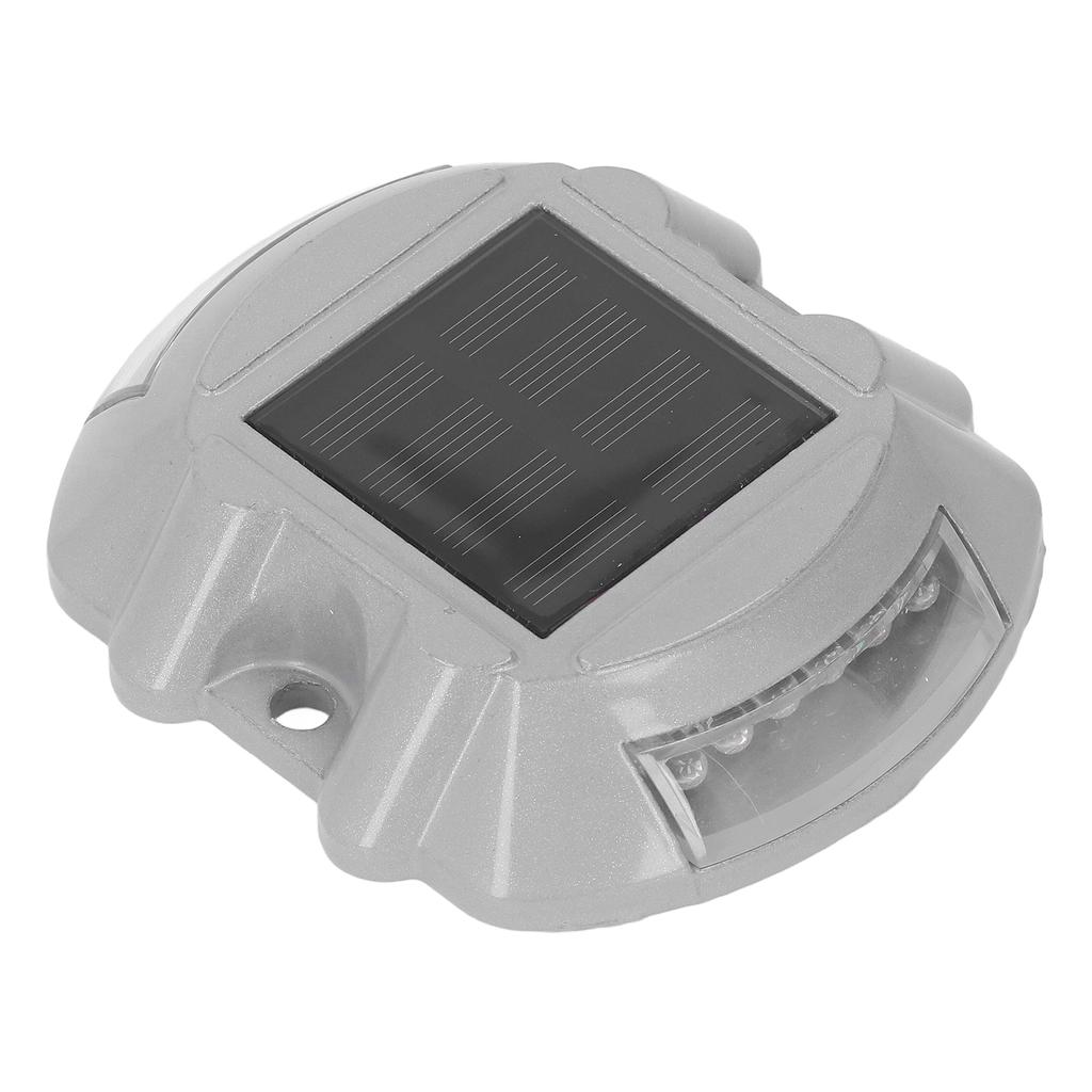 12LED Solar Driveway Deck Light IP68 Waterproof Solar Driveway Dock Lamp for Sidewalk Garden 600mAH