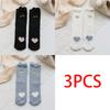 3/5 Pairs Winter Women Warm Socks Fluffy Plush Sleep Soft Cozy Girls Cute Cartoon Floor Socks