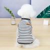 Summer Striped Dog T-Shirt Breathable Puppy Dog Clothes Vest for Small Medium Dogs Pet Cats Pug Apparel Costumes