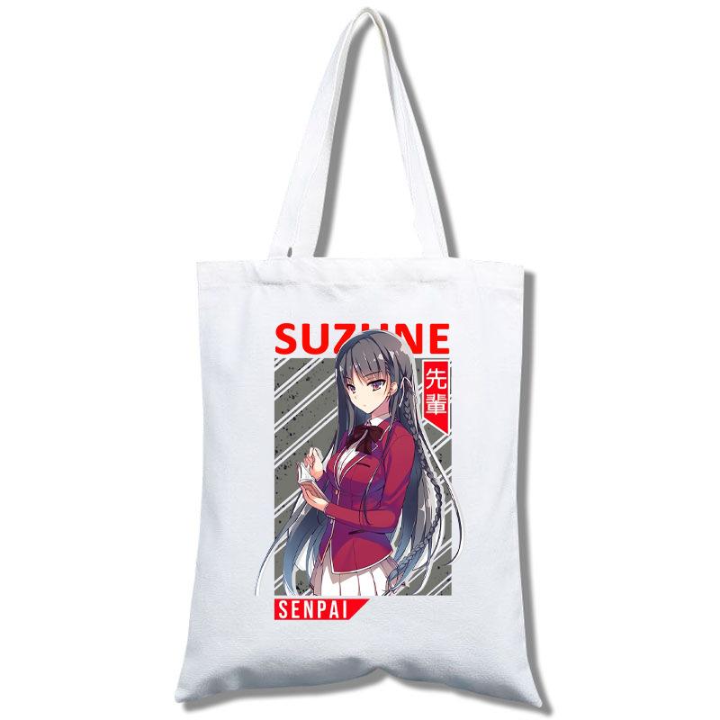 Student Shopping Mobile Phone White Canvas Portable Messenger Bag Female