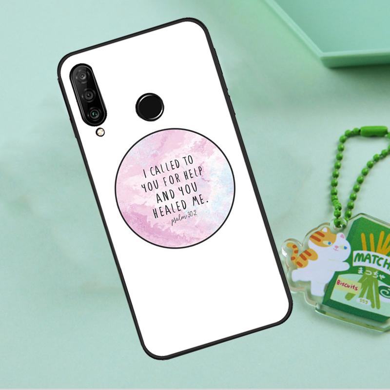 Чехол с цитатами из Библии и изображением Иисуса и Бога для Huawei Nova 10 9 SE 5T 12s 12i 11i Y91 Y90 Y60 Y70 Y72 Y61 P20 P40 P30 Lite P60 Pro