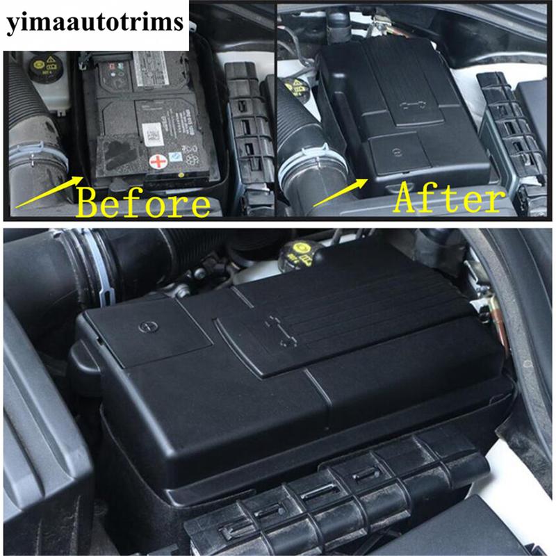 Engine Battery Full Positive Negative Electrode Dustproof Protective Cover Accessories For Volkswagen VW Jetta MK7  -