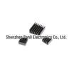 Black Aluminum Raspberry Pi Heat Sink Set: 2 Small & 1 Large for 3B/4B Models