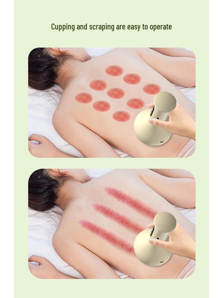 Умный электрический вакуумный массажер Xinbailu с тепловой и вакуумной терапией