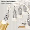 Stainless Steel Clothes Hanger with 20 Clips Sock Hangers Laundry Drying Rack  for Socks Underwear