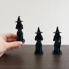 3 шт. Фигурка ведьмы, 3D-печатная статуэтка ведьмы «Не слышу, не вижу, не говорю», Готический настольный орнамент для Хэллоуина, Настольный декор, Декор для книжной полки, Декор для дома