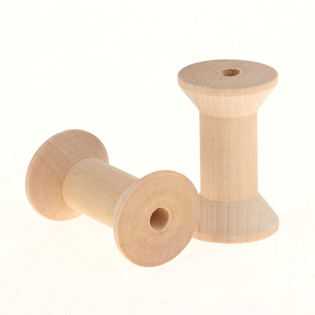 10 шт., деревянная катушка, пустые винтажные роликовые катушки «сделай сам», для шитья, поделки, проволока A
