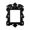 Multipurpose Vintage Retro Bat Design Wall Mirror Picture Frame Halloween Decoration With Multifunctional Hanging Hook