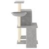 Scratching Post with Sisal Scratching Posts Light Grey 96.5 cm