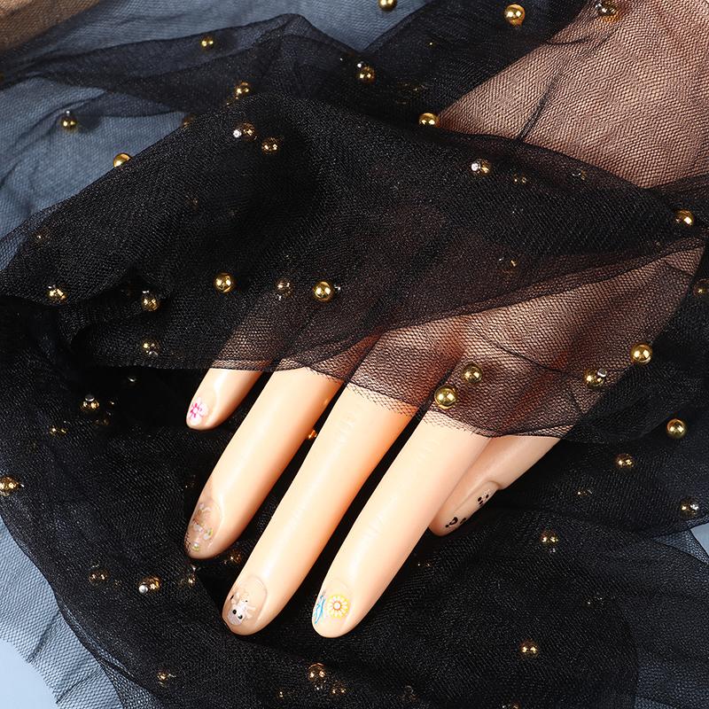 Реквизит для фотосъемки ногтей Марля с жемчугом Фотофон Тюлевые изделия Фотография Задники Декоративные материалы